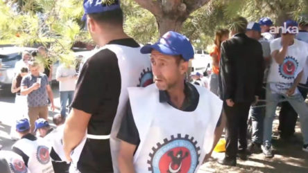 Doruk Madencilik işçilerine polis müdahalesi