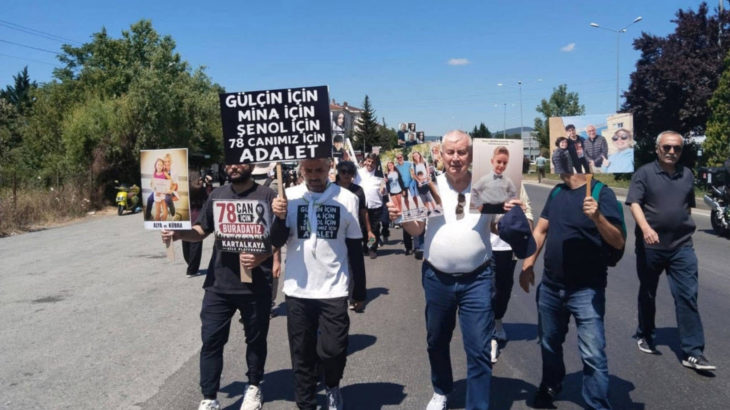 Ailelerin '78 can için Adalet Yürüyüşü' sürüyor: 90 kilometre geride kaldı
