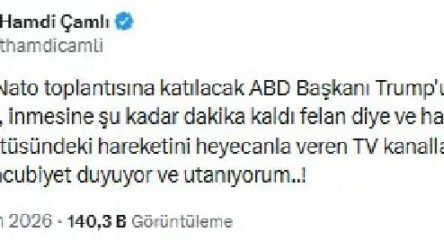 AKP'li Çamlı'dan 'Trump' tepkisi: Derin bir mahcubiyet duyuyor ve utanıyorum