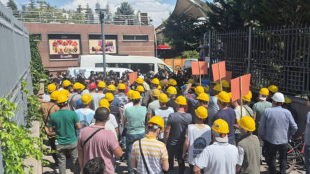 Hakları için mücadele eden Elazığ Eti Gümüş ve Doruk Madencilik işçileri gözaltına alındı