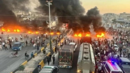 Suriye'de halk artan petrol fiyatlarına karşı sokağa indi