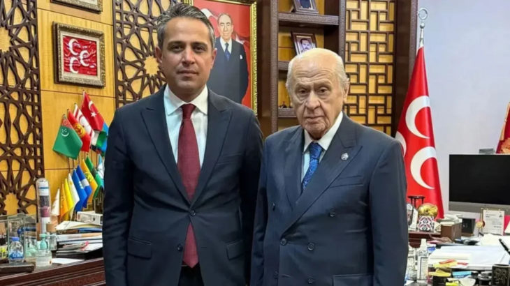 Ankara 2 No’lu Baro’nun başkanı seçilen Üçüncü'nün ilk ziyareti Bahçeli'ye oldu