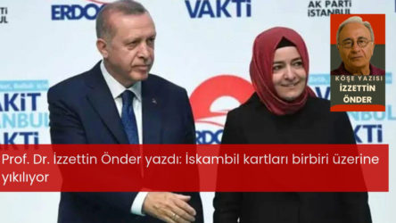 İskambil kartları birbiri üzerine yıkılıyor