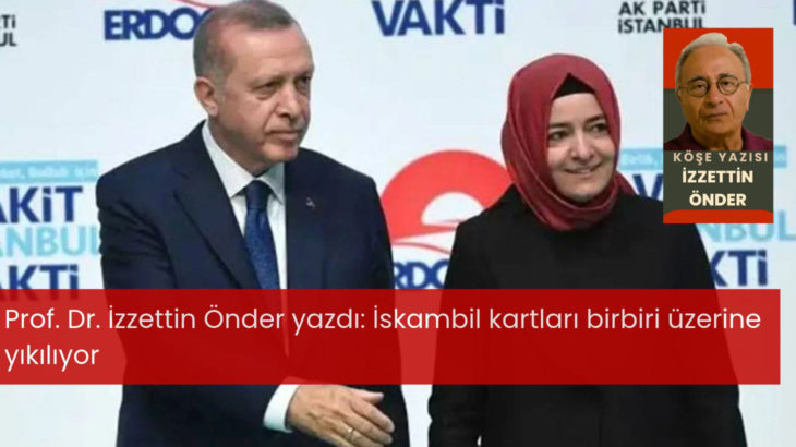İskambil kartları birbiri üzerine yıkılıyor