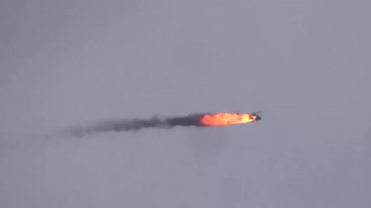 Suudi Arabistan'da helikopter düştü