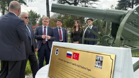 Kurtuluş Savaşı yadigarı SSCB topuna anma töreni